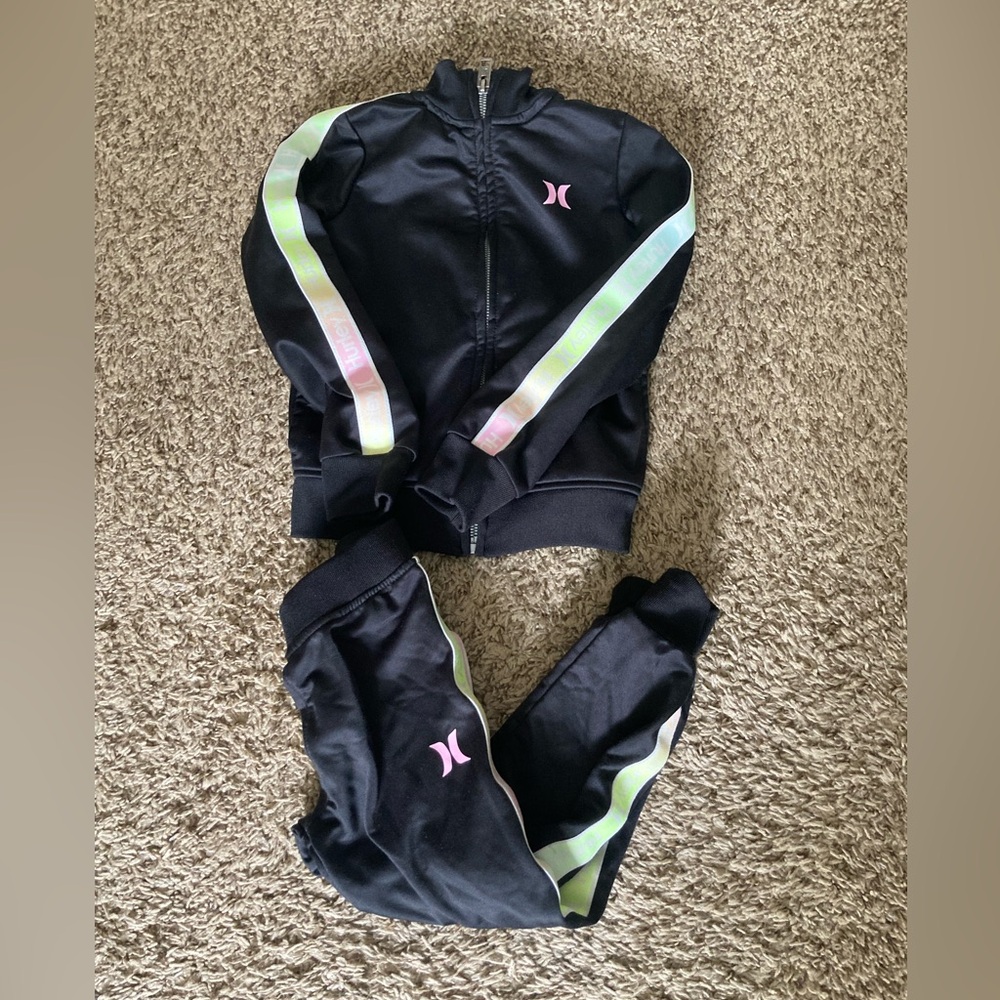 Girls Hurley Track Suit size 5